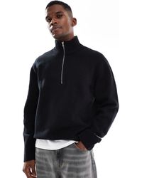 Jack & Jones - Pull oversize épais à col zippé - Lyst