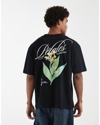 ASOS - Oversized T-shirt With Embroidered Floral Graphic - Lyst