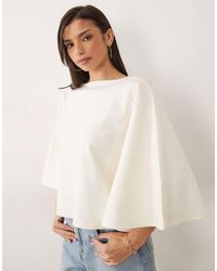 ASOS - Interlock Oversized Cape Style Top - Lyst