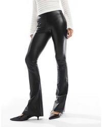 Commando - Faux Leather Flared Legging - Lyst