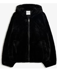 Bershka - Jack Van Imitatiebont Met Capuchon - Lyst