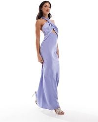 Asos edition cross front cape wedding dress discount