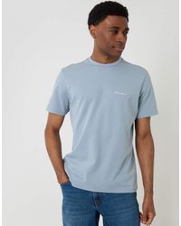 Threadbare - Cotton Crew Neck Script T-Shirt - Lyst