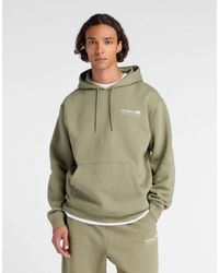 New Balance - Linear Graphic Fleece Hoodie - Lyst