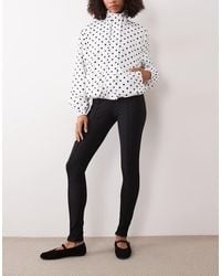 Nobody's Child - Split Hem Ribbed Zip Up leggings - Lyst