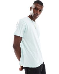 Brave Soul - T-shirt à manches courtes et ourlet brut - menthe - Lyst