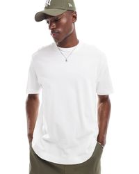 Abercrombie & Fitch - Camiseta blanca holgada vintage blank - Lyst