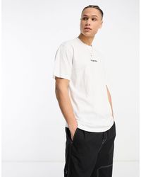 Dickies - Valley falls - t-shirt bianca a maniche corte con logo centrale - Lyst