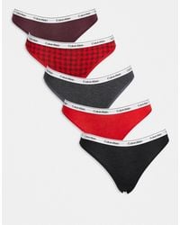 Calvin Klein - Icon Logo 5 Pack Bikini Briefs - Lyst