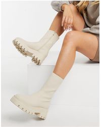 bottines noires pull and bear