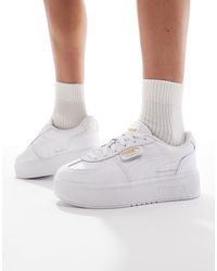 PUMA - Palermo Elevata Leather Trainers - Lyst