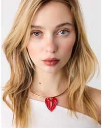 Stradivarius - Collier ras - Lyst