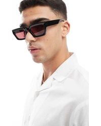 ASOS - Chunky Rectangle Sunglasses - Lyst