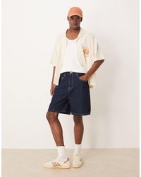 ASOS - Standard Length Denim Jort - Lyst
