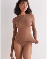 Intimissimi - Boat-Neck Ultralight Cotton Top - Lyst