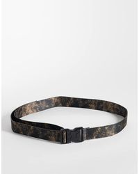 ASOS - Camo Print Utility Webbing Belt With Metal Buckle - Lyst
