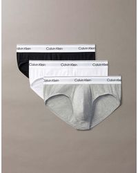 Calvin Klein - Icon Cotton Stretch 3 Pack Hip Briefs - Lyst