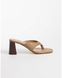 SEQWL - Bora Heeled Thong Sandal - Lyst