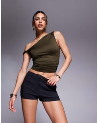 ASOS - – elegante micro-shorts aus bengaline - Lyst