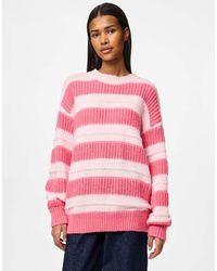 Pieces - Jersey Rosa Tenue De Punto De - Lyst