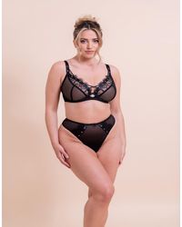 Curvy Kate - Scantilly Laced Up High Waist Thong - Lyst