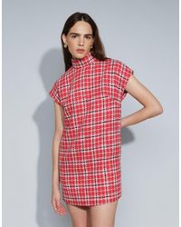ASOS - High Funnel Neck Mini Dress - Lyst