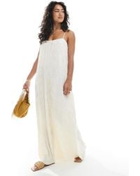 Vero Moda - – plissiertes camisole-maxikleid - Lyst