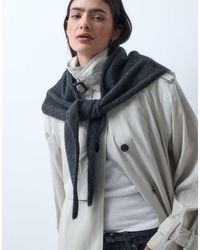 Weekday - Hairy Knit Scarf - Lyst
