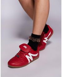 Steve Madden - Freekick Sneakers With Fold Over Detail - Lyst
