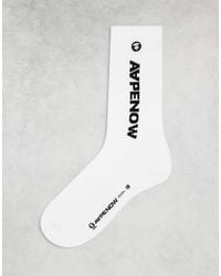 Aape By A Bathing Ape - Aape By A Bathing Ape Logo Socks - Lyst