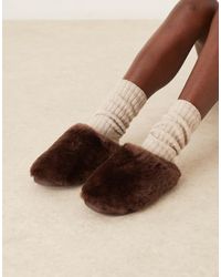 ASOS - Zori Premium Sheepskin Mule - Lyst