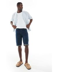 French Connection - French Connection Classic Denim Shorts - Lyst