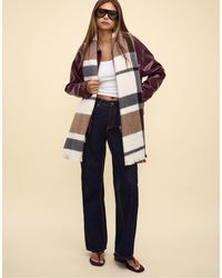 Stradivarius - – karierter schal - Lyst