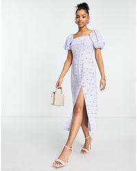miss selfridge floral midi dress