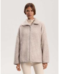 Oysho - Faux-shearling Oversize Jacket - Lyst