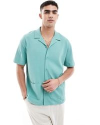 ASOS - Relaxed Fit Polo Shirt With Revere Collar - Lyst