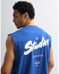 ASOS - Oversized Tank With Bubble Text Graphic - Lyst