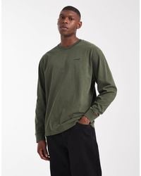 Levi's - – stückgefärbtes, langärmliges t-shirt - Lyst