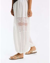 Bershka - Multi-Strap Flat Slider Sandals - Lyst