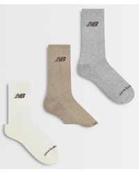 New Balance - Everyday Seizoensgebonden Crewsokken 3-Pack - Lyst