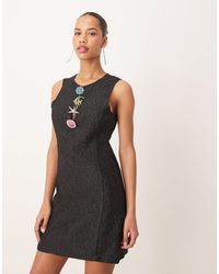 Sister Jane - Dream Starfish Embellished Jacquard Mini Dress - Lyst