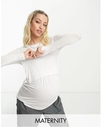Cotton On - Cotton on maternity – langärmliges 2-in-1-oberteil - Lyst