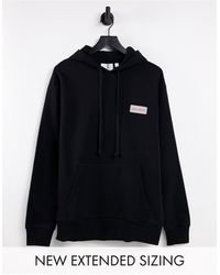 Sudadera negra con capucha de Stradivarius de Denim de color Negro para  hombre | Lyst