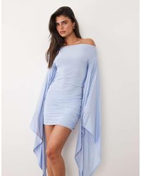 ASOS - Slinky Extreme Batwing Mini Dress - Lyst