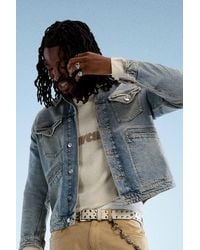 Tommy Hilfiger - Isaac - veste camionneur en jean coupe décontractée - délavage moyen - Lyst