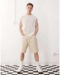 Obey - – bigwig – jeansshorts mit weitem schnitt - Lyst