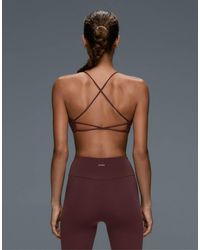 Oysho - Light-Support Comfortlux Cross-Back Sports Bra - Lyst