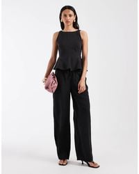 ONLY - Pull On Wide Leg Trousers Co-ord - Lyst