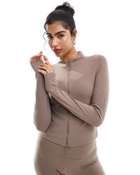 Nike - – zenvy dri-fit – weiches, langärmliges oberteil - Lyst