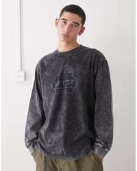 X-Large - T-Shirt Met Lange Mouwen En Grafische Logoprint - Lyst